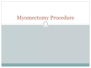 myomectomy procedure