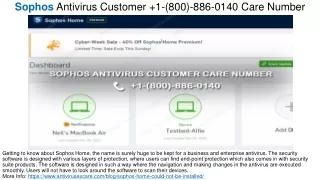 sophos antivirus customer 1 800 886 0140 care