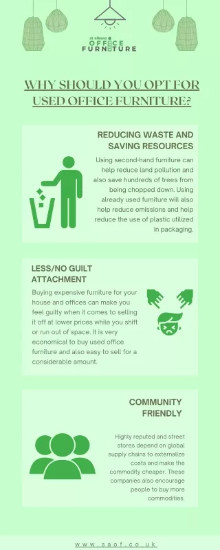 WHY SHOULD YOU OPT FOR USED OFFICE FURNITURE