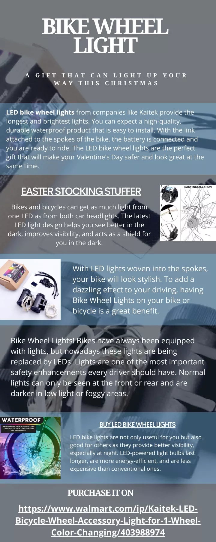 bike wheel light