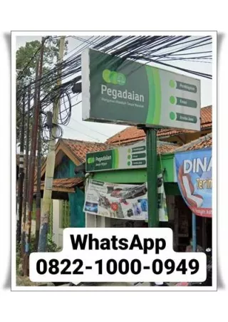 Pegadaian Gadai Bpkb Jakarta WA&CALL 0822-1000-0949