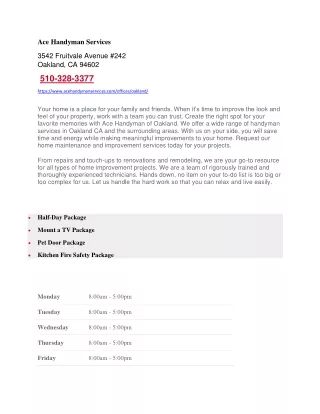 ace handyman services