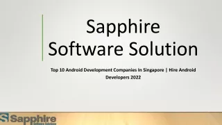 sapphire software solution