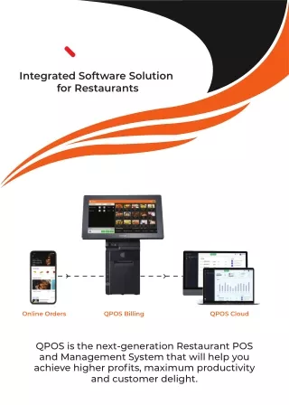 QPOS-Brochure Restaurant Management System