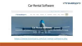 Car Rental Software