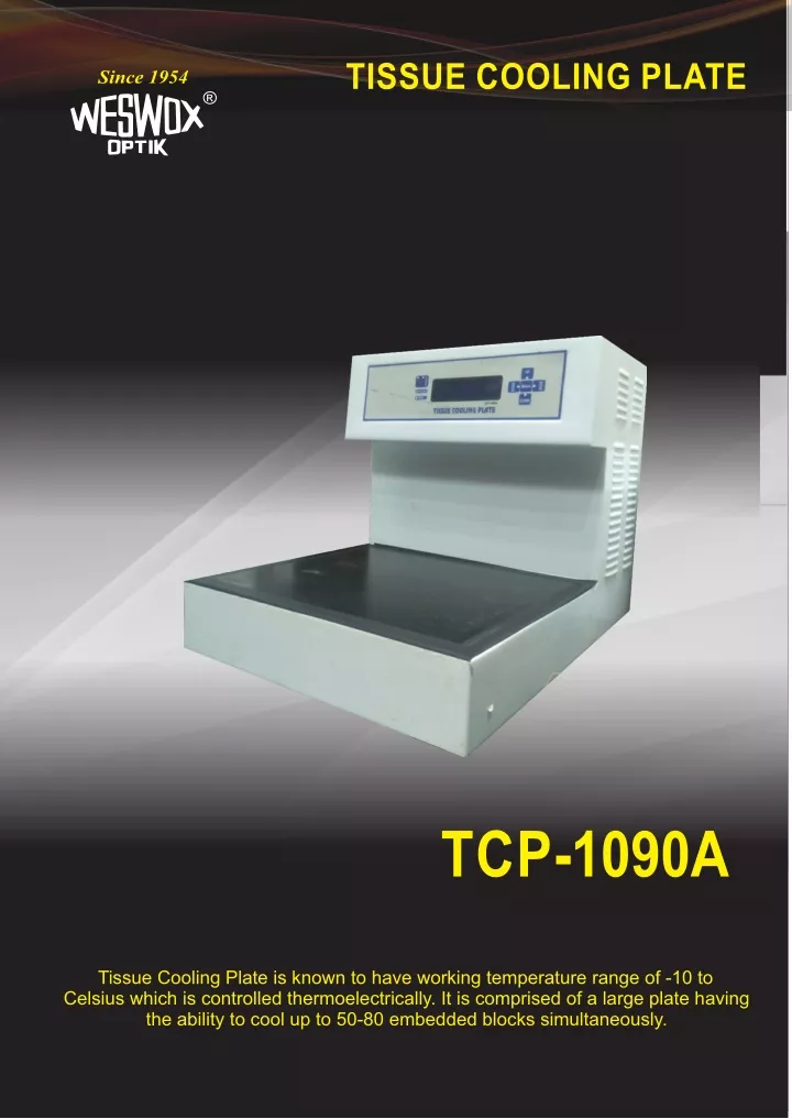 tissue cooling plate