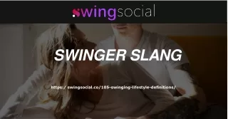 swinger slang