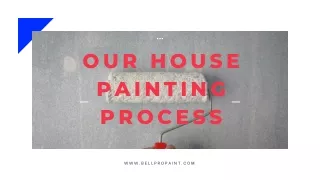 our house painting process