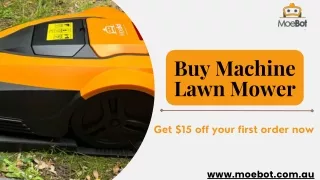 Machine Lawn mower - A service beyond imagination!