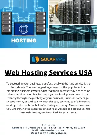 web hosting services usa