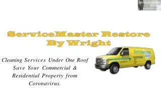 Coronavirs Clean Up In Naples By ServiceMaster Restore By Wright