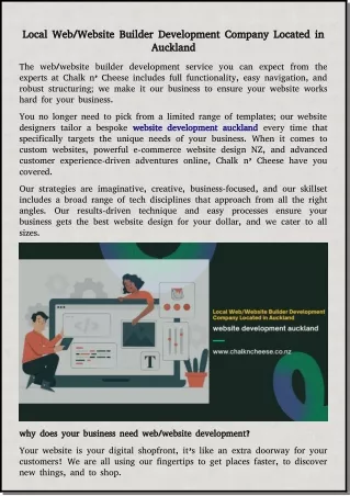 local web website builder development company