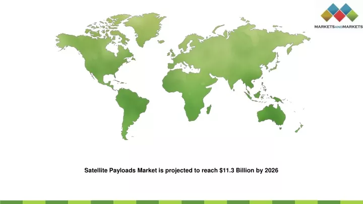 satellite payloads market is projected to reach