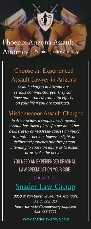 Phoenix Arizona Assault Attorney