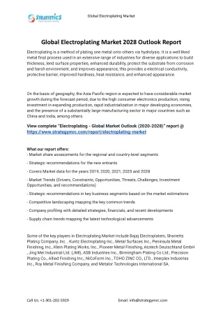 global electroplating market