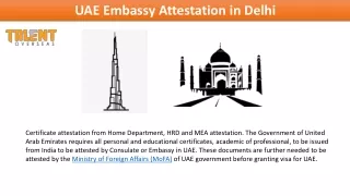uae e mbassy a ttestation in d elhi
