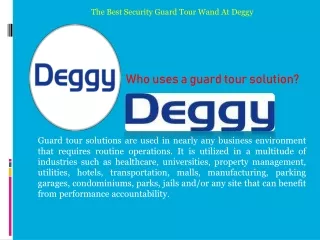 The Best Security Guard Tour Wand At Deggy