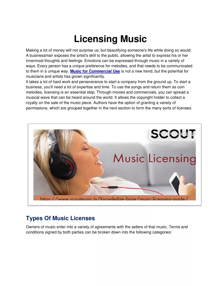 licensing music