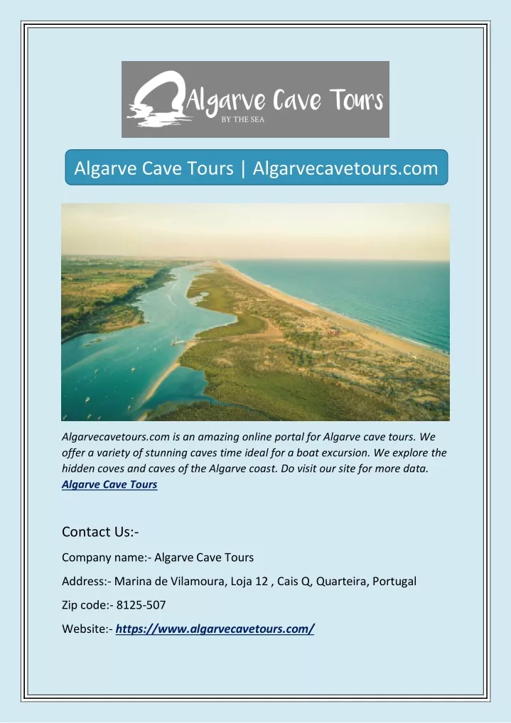 algarve cave tours algarvecavetours com