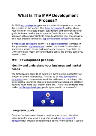 what is the mvp development process