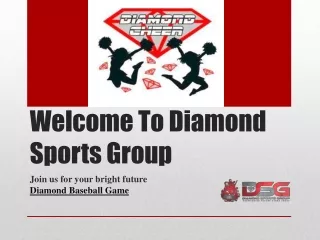 Choose Your Career With Diamond Baseball Game!