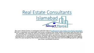 Real Estate Consultants Islamabad