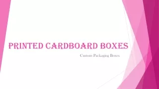 printed cardboard boxes