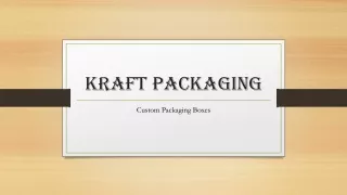 kraft packaging