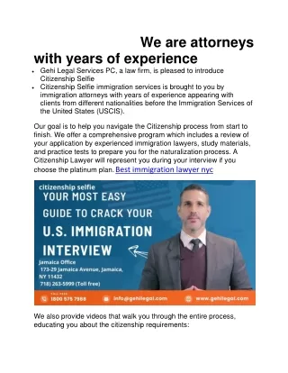 Best immigration lawyer