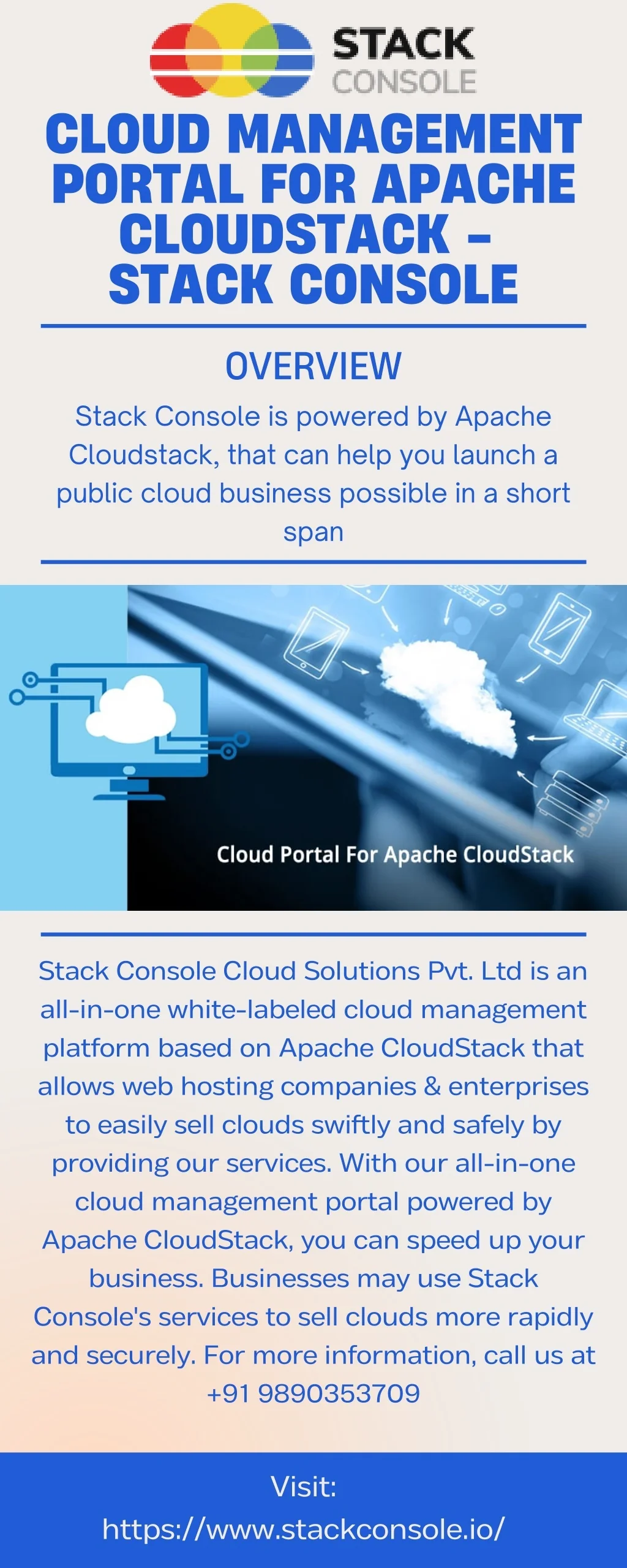 PPT - Cloud Management Portal for Apache CloudStack - Stack Console ...