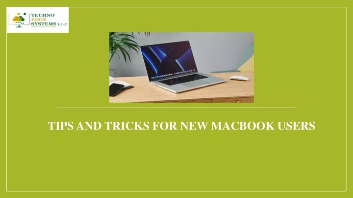 tips and tricks for new macbook users