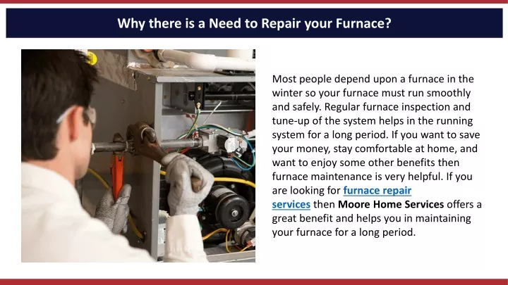 why there is a need to repair your furnace