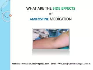 what are the side effects of amifostine medication