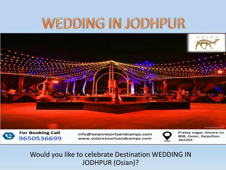 wedding in jodhpur