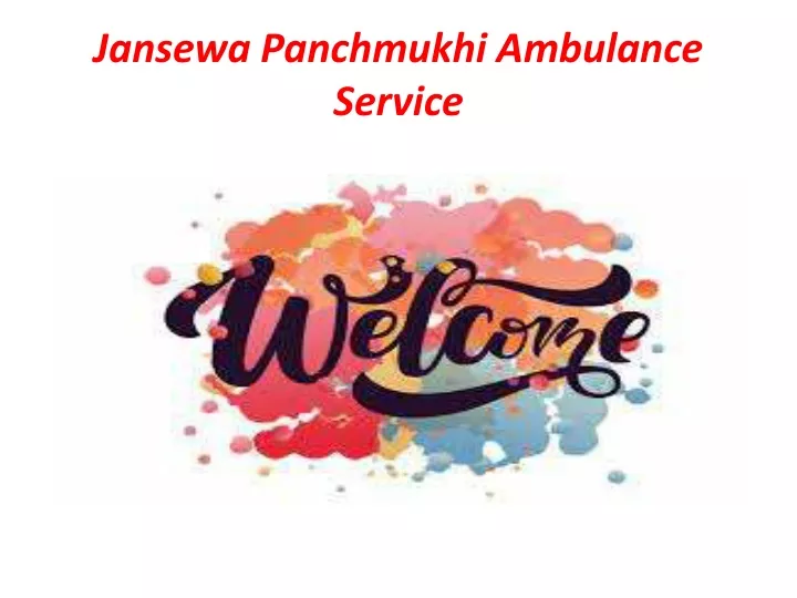 jansewa panchmukhi ambulance service