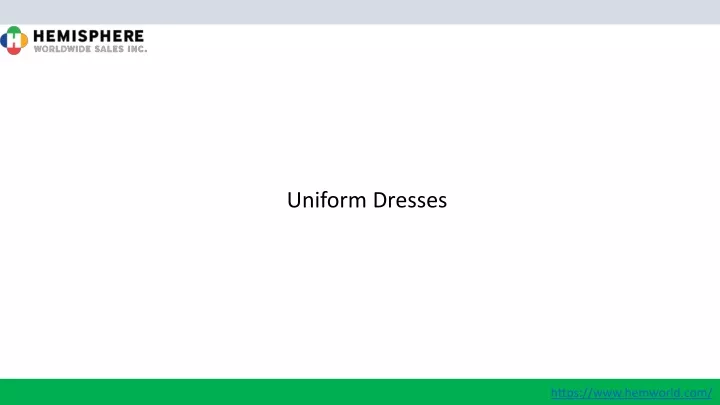 uniform dresses