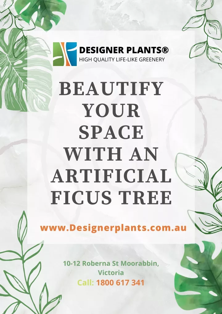 designer plants high quality life like greenery