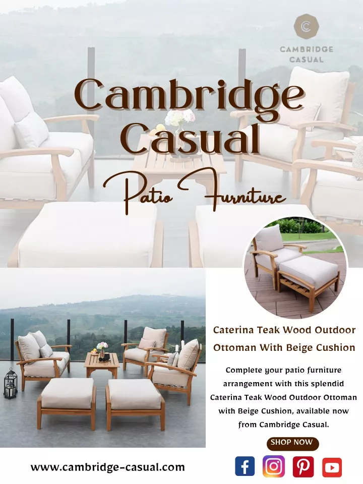 cambridge cambridge casual casual patio furniture