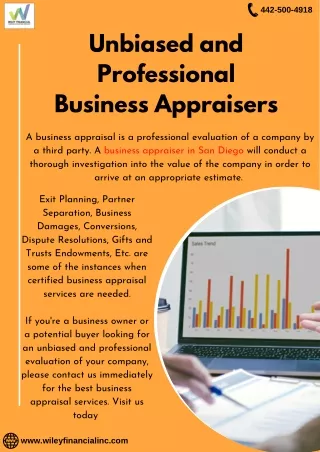 Unbiased and Professional Business Appraisers