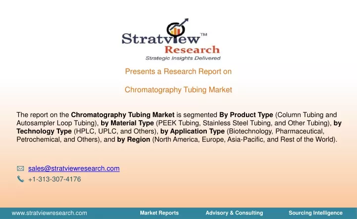 presents a research report on chromatography