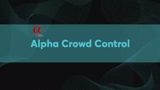 Buy Top Quality Crowd Control Barriers For Effective Crowd Management