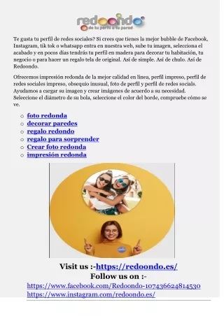 te gusta tu perfil de redes sociales si crees