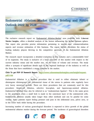 Endometrial Ablation Market