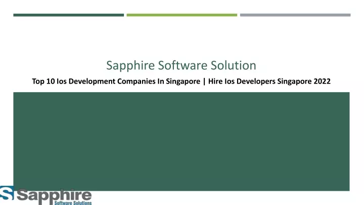 sapphire software solution