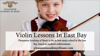 Violin Lessons In East Bay