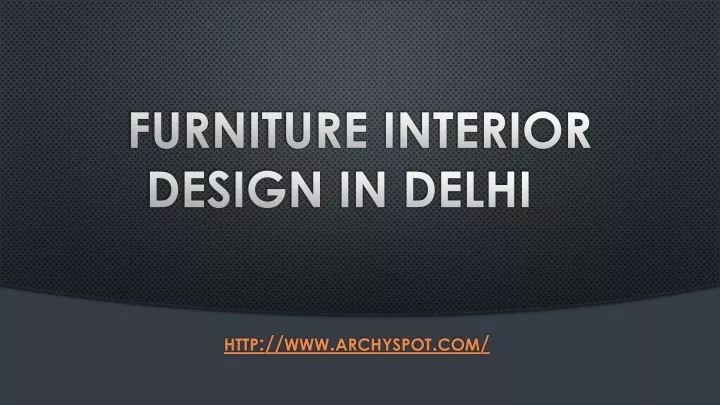 furniture interior design in delhi