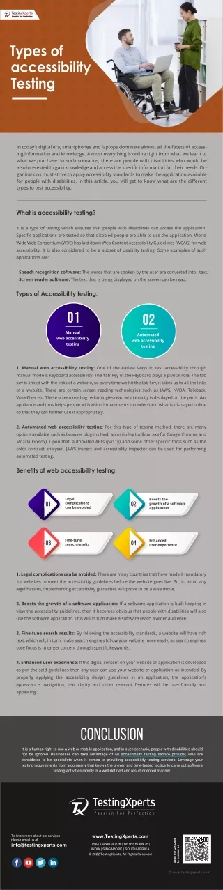 types of accessibility testing