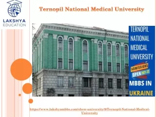 Ternopil National Medical University