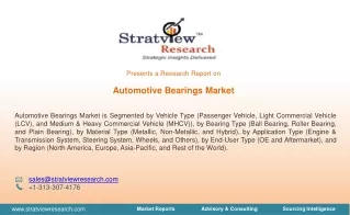 Automotive Bearings Market Size, Share, Trend, Forecast, & Competitive Analysis