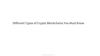 different types of crypto b lockchains